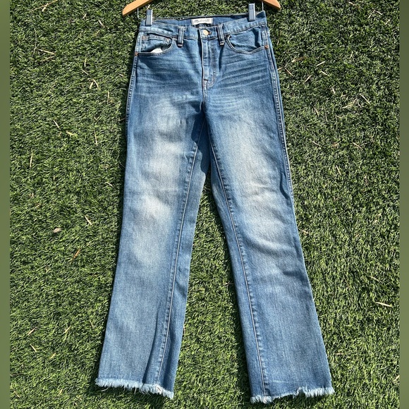 Madewell Denim - Madewell 10” high riser Demi boot size 27